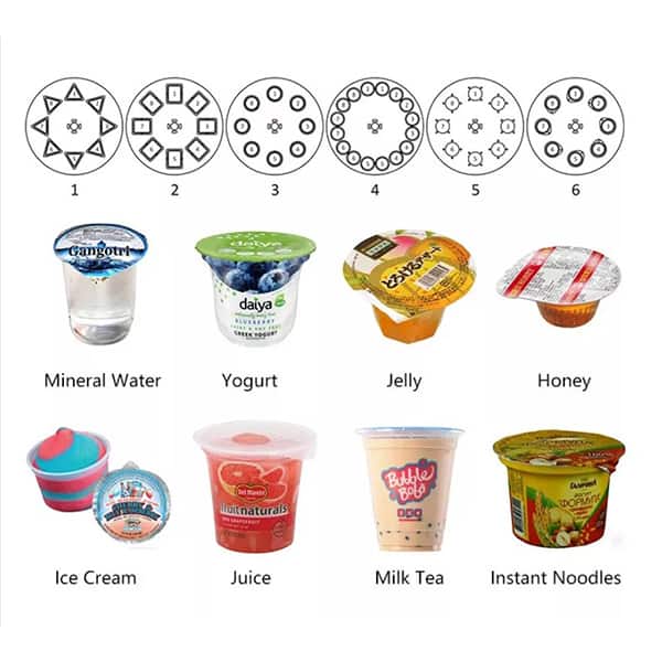ice cream cup filler machine