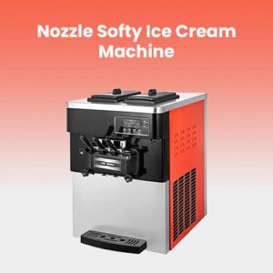 Nozzle softy ice cream machine