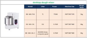 Desktop Dough Mixer Machine 